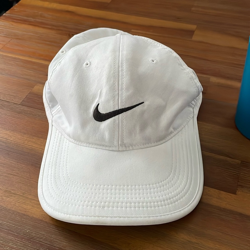 White Flat Nike Hat